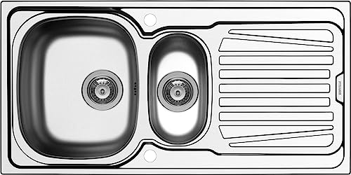 Pyramis 100133212 Sparta Edelstahlspüle 100 x 50/1,5B 1D von Pyramis
