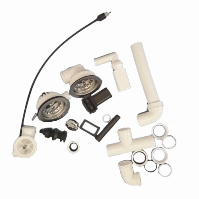 Pyramis Drehexcenter-Siebkorbventil 1 1/2", mit Überlauf von Pyramis