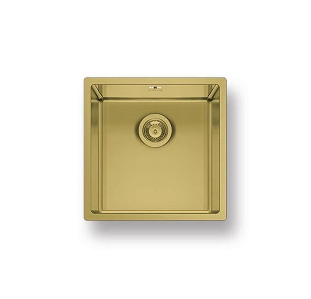 Pyramis Edelstahlspüle Pyramis Einbaubecken Astris Colora (40x40) 1 B Gold, 0/0 cm von Pyramis