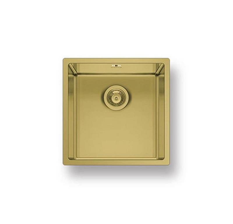 Pyramis Edelstahlspüle Pyramis Einbaubecken Astris Colora (40x40) 1 B Gold, 0/0 cm von Pyramis