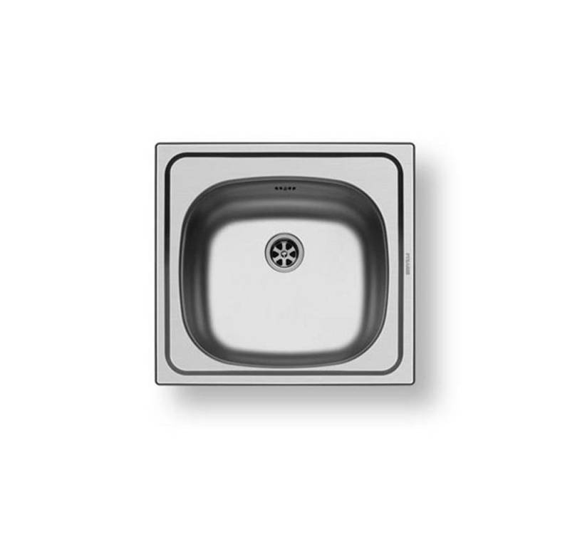 Pyramis Edelstahlspüle Pyramis Einbaubecken E33 Edelstahl glatt, 0/0 cm von Pyramis