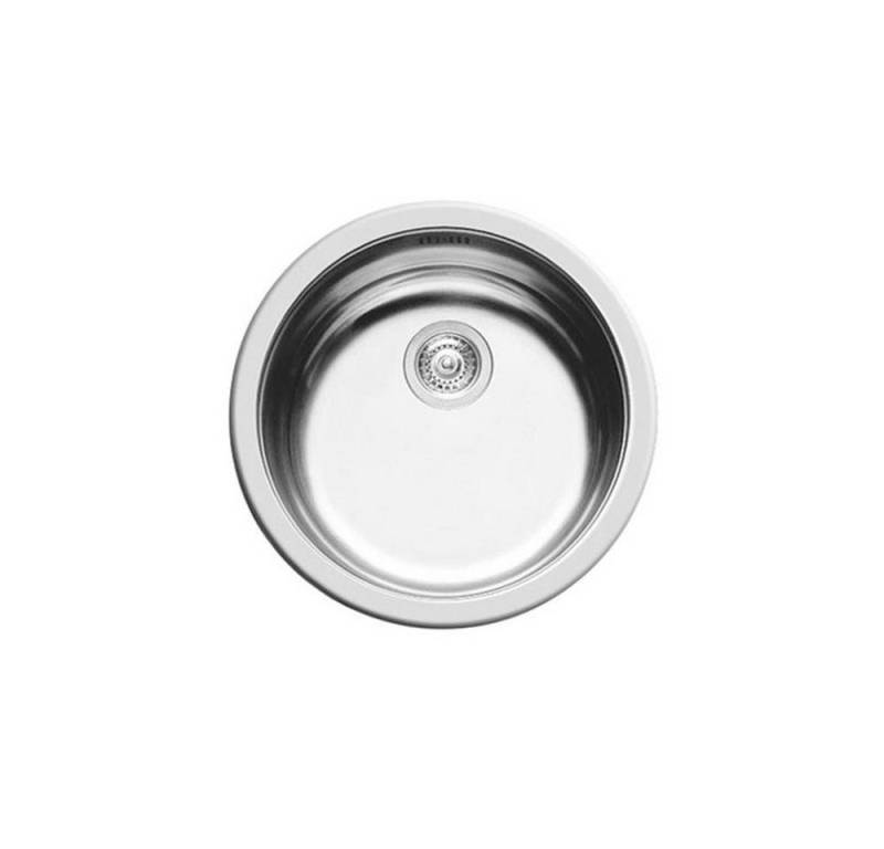 Pyramis Edelstahlspüle Pyramis Einbauspüle CR Rundbecken Edelstahl glatt, 0/0 cm von Pyramis