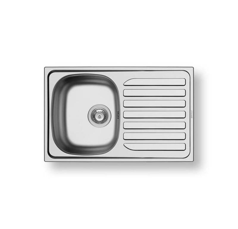 Pyramis Edelstahlspüle Pyramis Einbauspüle Creta 1 B 1 D Flat, 0/0 cm von Pyramis