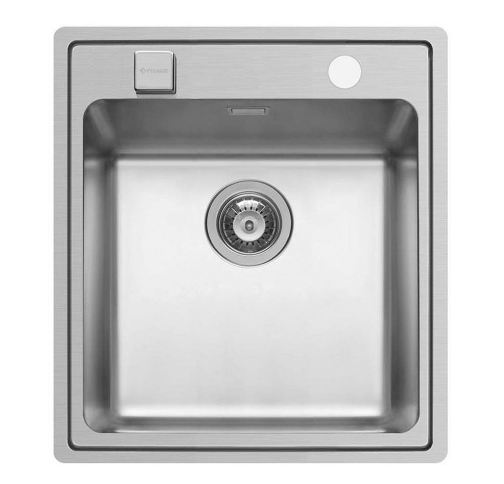 Pyramis Edelstahlspüle Pyramis Einbauspüle PELLA (47X52) 1B Edelstahl poliert, 0/0 cm von Pyramis