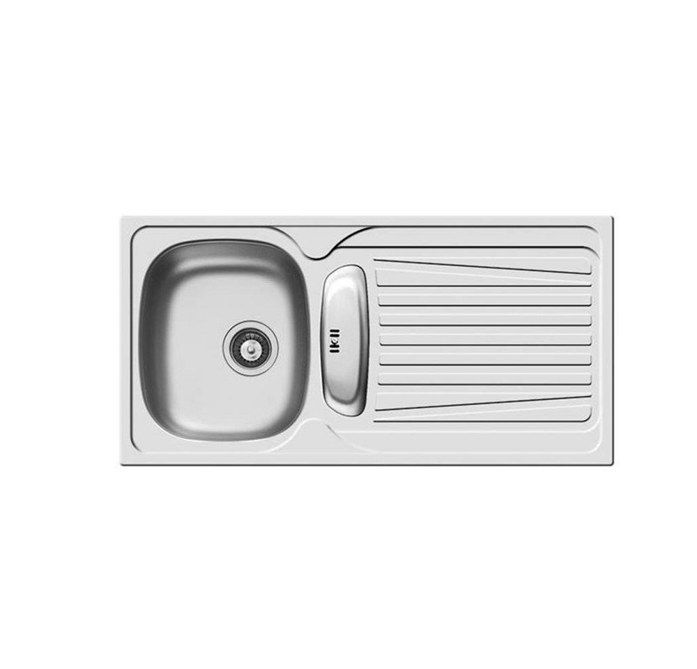 Pyramis Edelstahlspüle Pyramis Einbauspüle SPARTA (100X50) 1 1/4B 1D, 0/0 cm von Pyramis