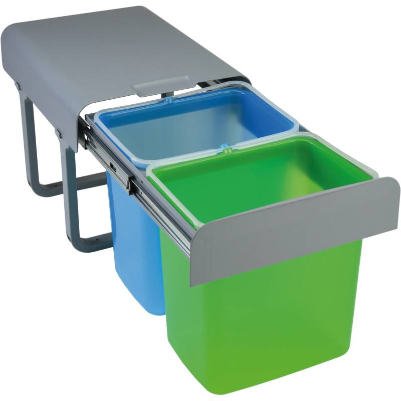 Pyramis Einbau-Mülleimer Color mit 2-fach Trennung von Pyramis