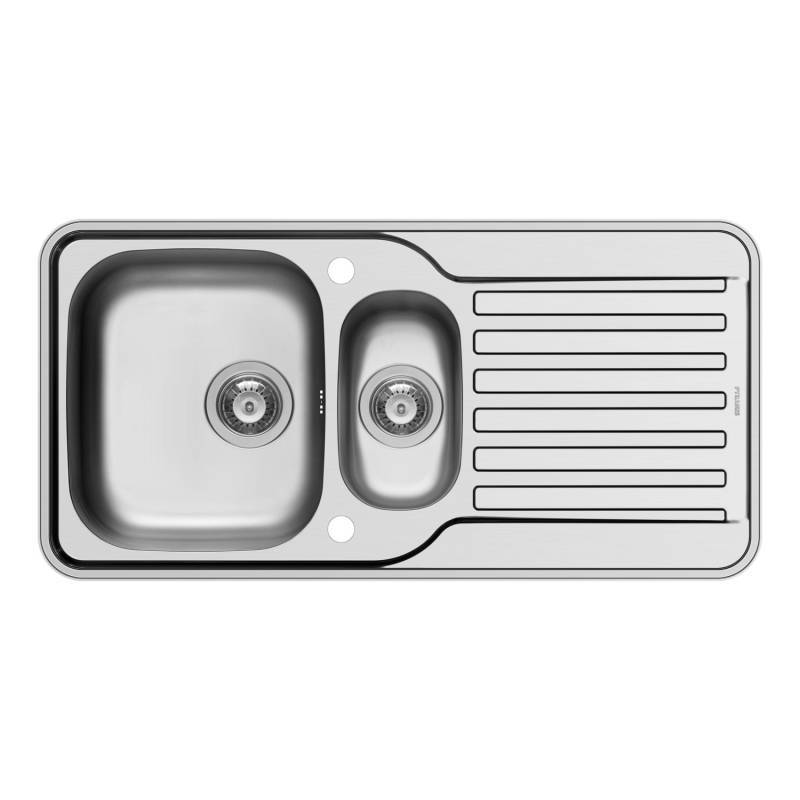 Pyramis Einbauspüle Space Mini 1 1/2B 1D 96 cm x 48 cm Edelstahl Pyramis Einbauspüle Space Mini 1 1/2B 1D 96 cm x 48 cm Edelstahl von Pyramis