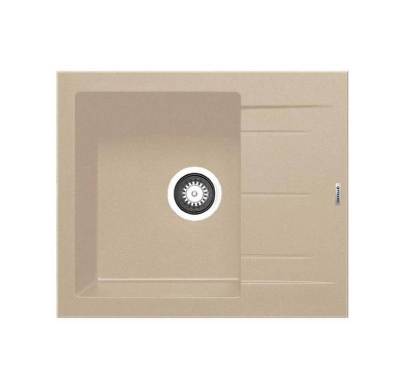 Pyramis Granitspüle Pyramis Einbauspüle ALAZIA (59x50) 1B 1D Pyragranite, 0/0 cm von Pyramis