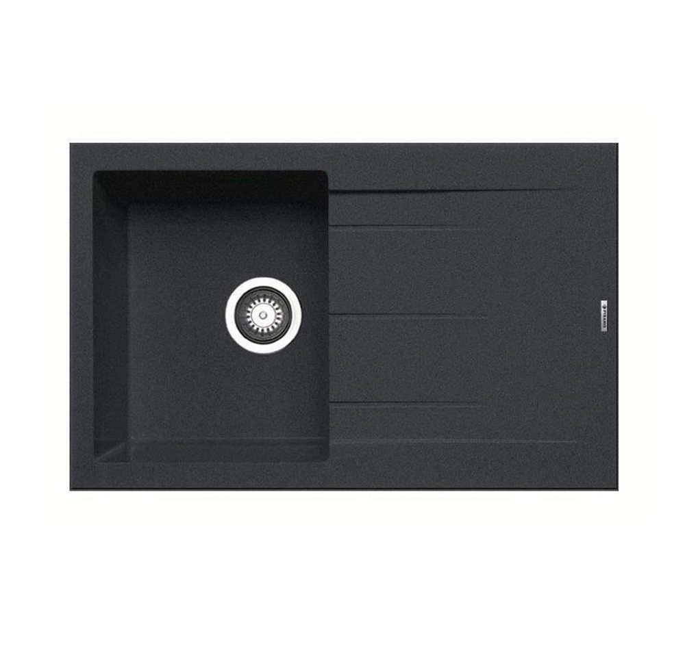 Pyramis Granitspüle Pyramis Einbauspüle ALAZIA (79x50) 1B 1D Pyragranite, 0/0 cm von Pyramis