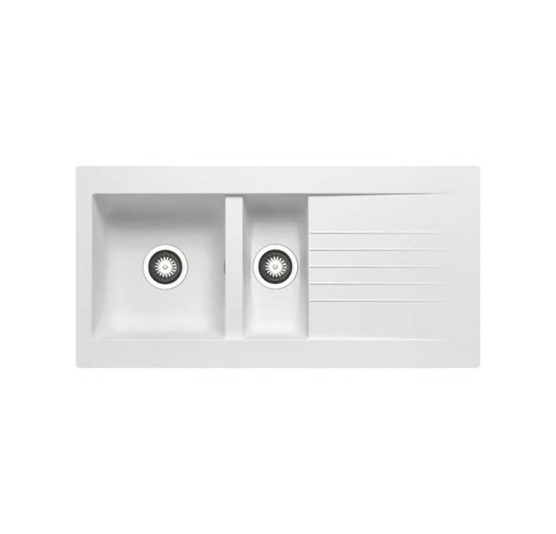 Pyramis Granitspüle Pyramis Einbauspüle Fibertek Siroko (100x50) 1 B 1 D, 0/0 cm von Pyramis