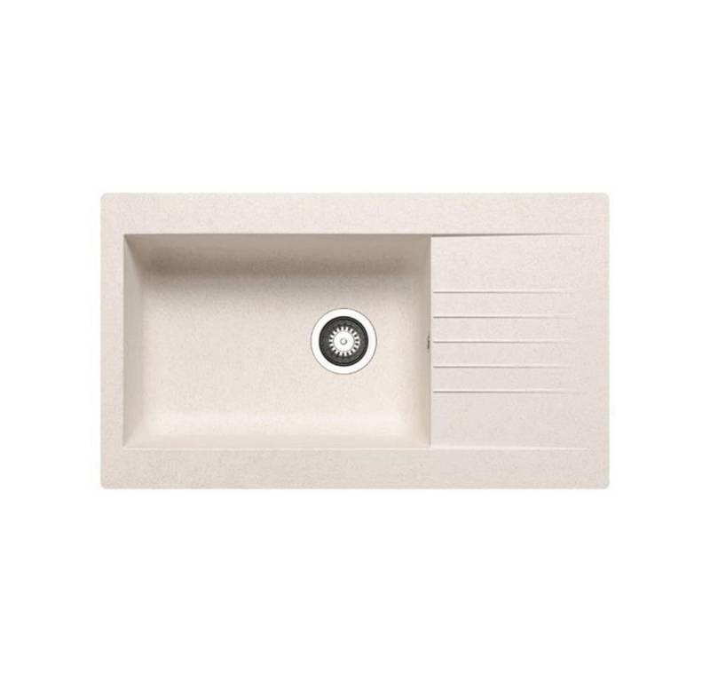 Pyramis Granitspüle Pyramis Einbauspüle Fibertek Siroko (86x50) 1 B 1 D beige, 0/0 cm von Pyramis