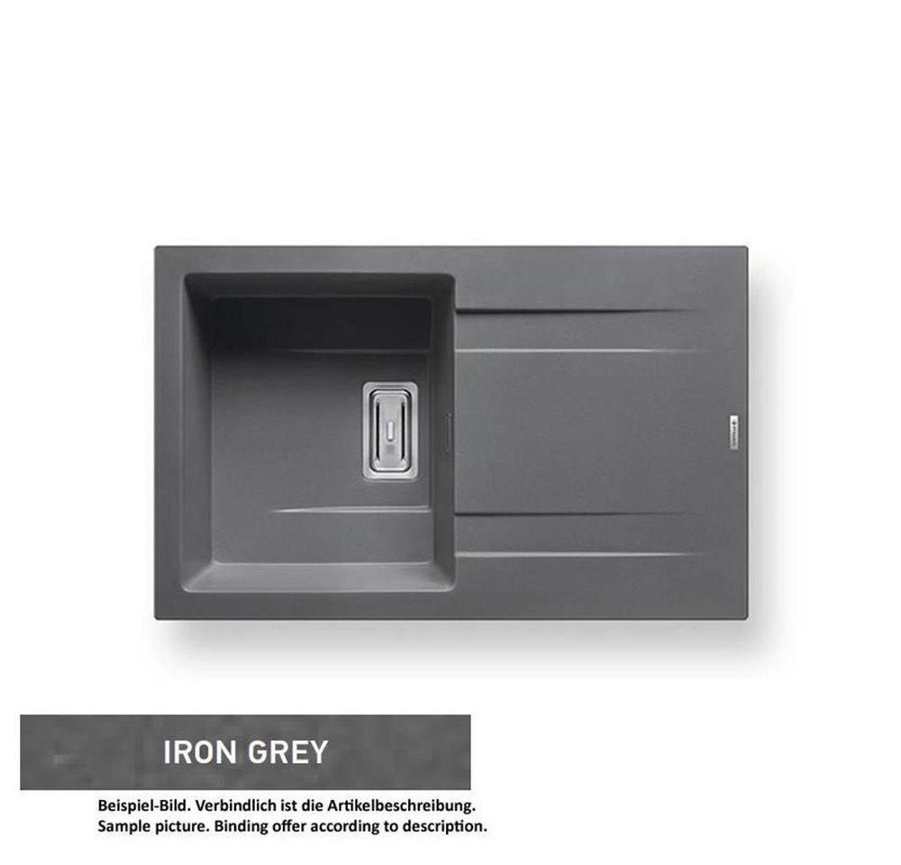 Pyramis Granitspüle Pyramis Einbauspüle Pyragranite Kartesio (79x50) 1 B 1 D, 0/0 cm von Pyramis