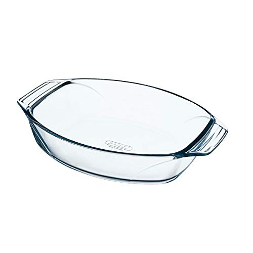 PIREX Optimum ovale Pfanne zwei Griffe 30x21 Kochtopf von Pyrex