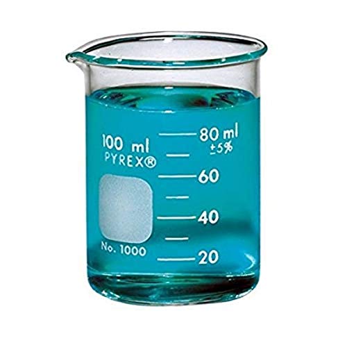 Pyrex 1000–100 cnpk Griffin niedrige Form Becher 100 ml Graduated 12 Stück (12 Stück) von Pyrex