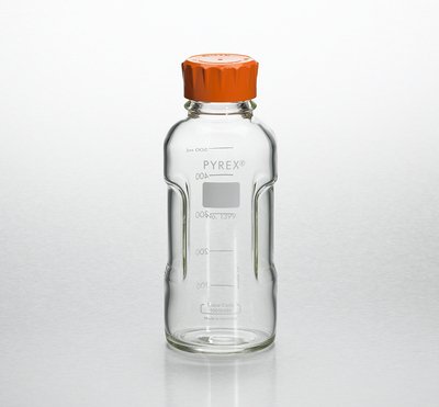 Pyrex 1000ml Easy Pour Slimline Corning Glass Media Bottle (Case of 4) von Pyrex