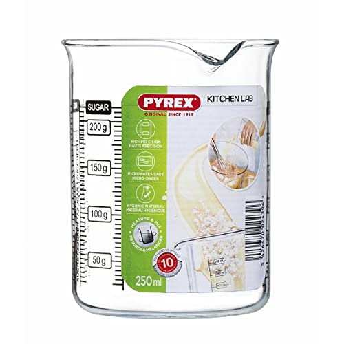 Pyrex 255040 Kitchen Lab Messbecher, 0,25 L von Pyrex