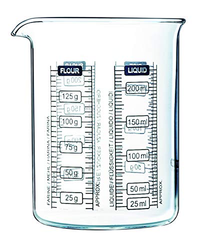 Pyrex 255040 Kitchen Lab Messbecher, 0,25 L von Pyrex