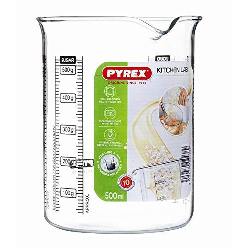 Pyrex 505040 Kitchen Lab Messbecher, 0,5 L von Pyrex