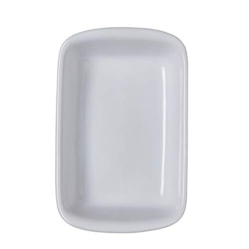 Pyrex 6429 Supreme Pfanne, rechteckig, Keramik, Weiß von Pyrex