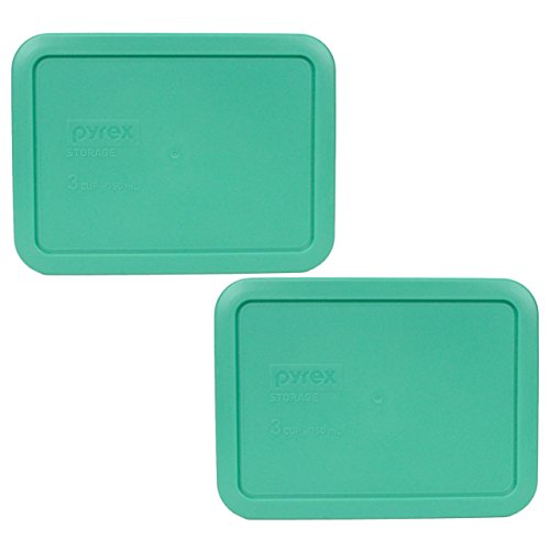 Pyrex 7210-PC 3 Cup Green Rectangle Plastic Food Storage Lid - 2 Pack Pyrex 7210-PC 3 Cup Green Rectangle Plastic Food Storage Lid - 2 Pack von Pyrex