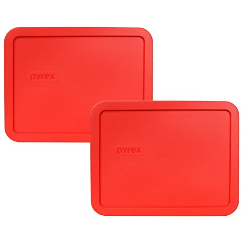 Pyrex 7211-PC Red 6 Cup Rectangular Plastic Lid by Pyrex von Pyrex