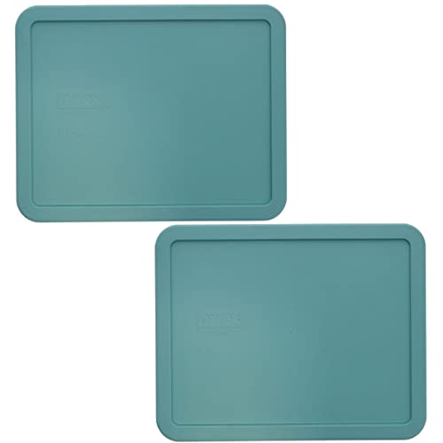 Pyrex 7212-PC 11-cup Jade Dust Food Storage Lids - 2 Pack Made in the USA von Pyrex