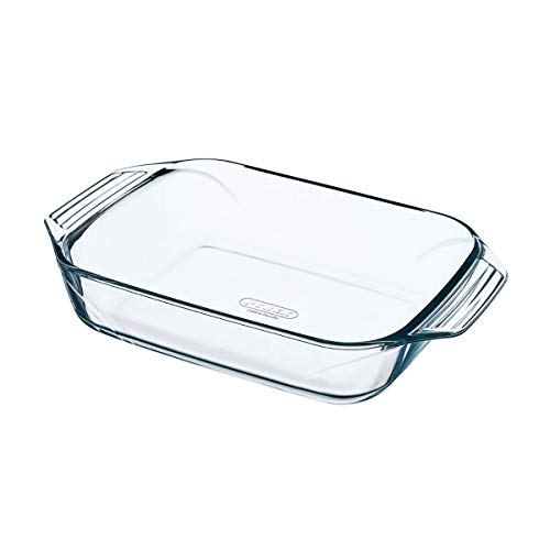 Pyrex 406B000 Bräter rechteckig, Glas, transparent, 27 x 17 cm von Pyrex