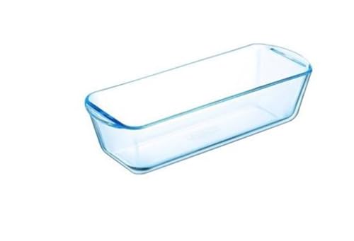 Pyrex Classic Bake and Enjoy Kastenform aus Glas, 28 cm, 1,5 l, transparent, 2 Stück von Pyrex