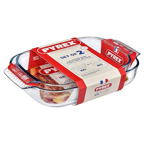 Pyrex Classic Ofenformen, Edelstahl, 3,6 / 2,6 l von Pyrex