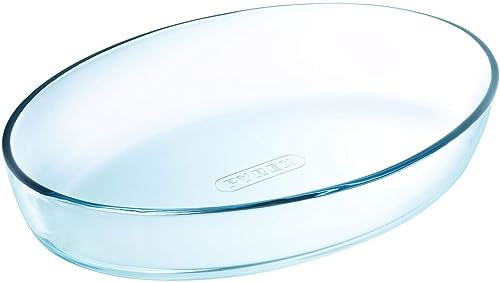 PIREX OVALE TABLETT cm.39X27, Glas, White, 39x27cm von Pyrex