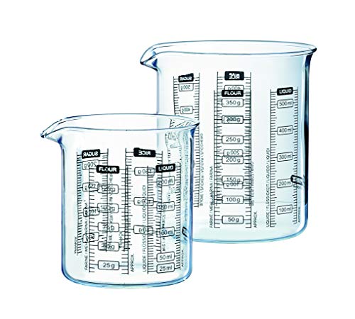 Pyrex Becher-Set, Glas, durchsichtig von Pyrex