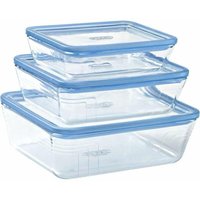 Pyrex Set mit 3 luftdichten Gläsern Pyrex Set mit 3 luftdichten Gläsern von Pyrex