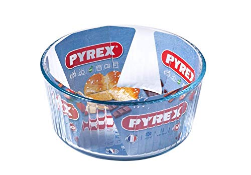 Pyrex Suffle-Form Schale aus Glas 21 cm von Pyrex