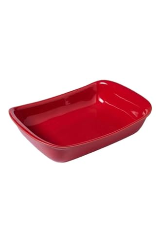 Pyrex FTE RECT 26 x 18 cm Rot CER SUPREME PX auflaufform, Keramik von Pyrex