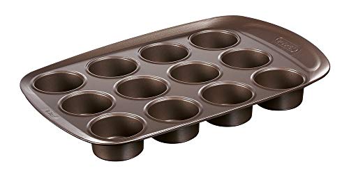 Pyrex Muffinblech, Metall, Macadamia, 12 Magdalena von Pyrex