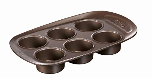 Pyrex BANDEJA 6 MAGDALENAS ASIMETRIA PX Muffinförmchen, Metall, braun, 6 Magdalena von Pyrex