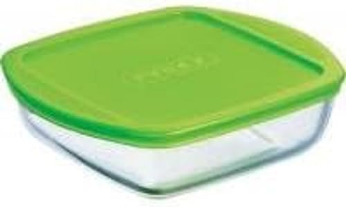 Pyrex &Store Cook Quadratische Auflaufform mit Deckel (20 x 17 cm, 1 l von Pyrex