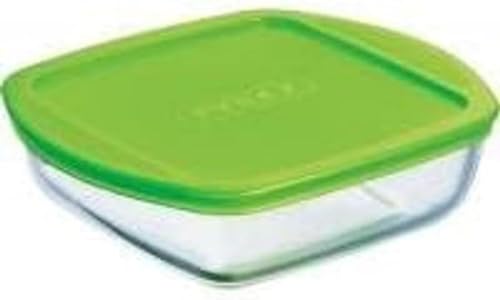 Pyrex &Store Cook Quadratische Auflaufform mit Deckel (20 x 17 cm, 1 l von Pyrex