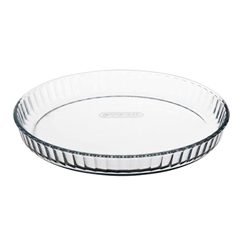 Dajar 1040902 Pyrex Tarteform, Glas, Transparent, 28x28x3.5 cm, 1.4 L, 1 Einheiten von Pyrex