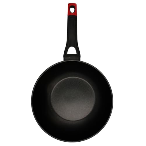 Pyrex OPTIMA + Wok aus geschmiedetem Aluminium, 28 cm von Pyrex