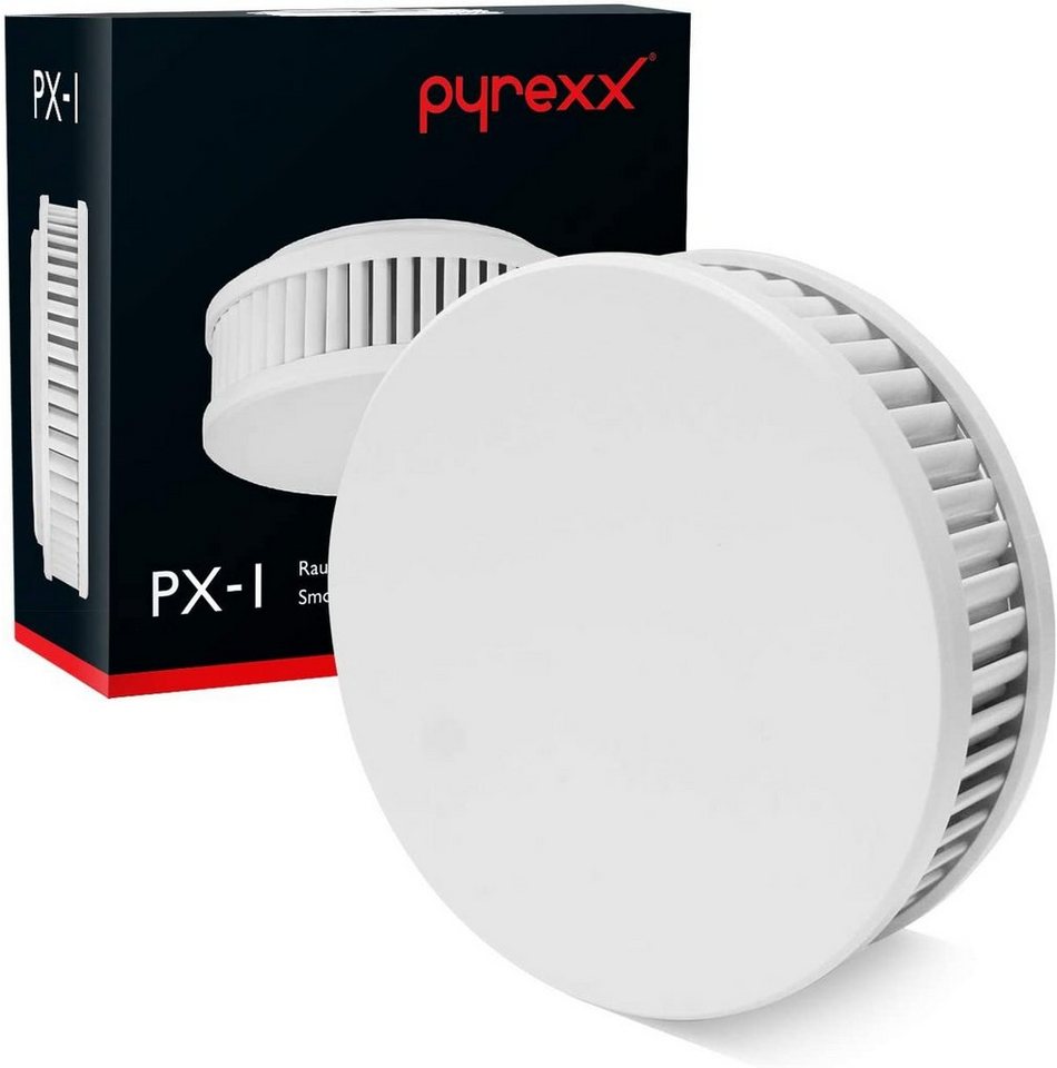 Pyrexx PX-1 Rauchwarnmelder Weiß - 1er Set Rauchmelder von Pyrexx