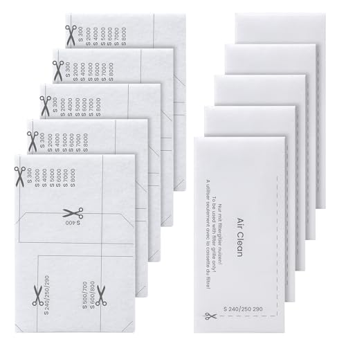 10pcs Staubsauger Filter für Miele Filter Staubsauger,5pcs Motorschutzfilter & 5pcs Abluftfilter Staubsaugerfilter für Miele Complete C1/2/3,Compact C1/2,Classic C1,Dynamic U1,S200-S899,S2000-S8999 von Pyroclasia