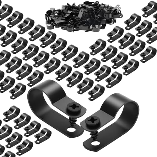 120 Stück Kabelschellen Schwarz 6.4mm R Typ Kabelhalter Schraubbar mit 120 Stück Schrauben Kabelschellen zum Schrauben Kabelklemmen Schraubbar Nylon Kabelhalter für Drahtmanagement Kabelmanagement 120 Stück Kabelschellen Schwarz 6.4mm R Typ Kabelhalter Schraubbar mit 120 Stück Schrauben Kabelschellen zum Schrauben Kabelklemmen Schraubbar Nylon Kabelhalter für Drahtmanagement Kabelmanagement von Pyroclasia