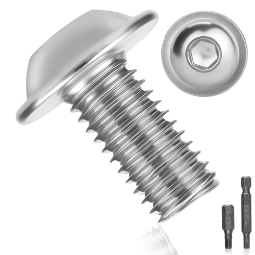 15 Stück Linsenkopfschrauben M8x20 edelstahlschrauben A2 V2A Flachkopfschrauben ISO 7380 Linsenkopfschraube Rostfrei schrauben Gewindeschrauben Vollgewinde mit Flansch, Innensechsrund und Hex Key 15 Stück Linsenkopfschrauben M8x20 edelstahlschrauben A2 V2A Flachkopfschrauben ISO 7380 Linsenkopfschraube Rostfrei schrauben Gewindeschrauben Vollgewinde mit Flansch, Innensechsrund und Hex Key von Pyroclasia