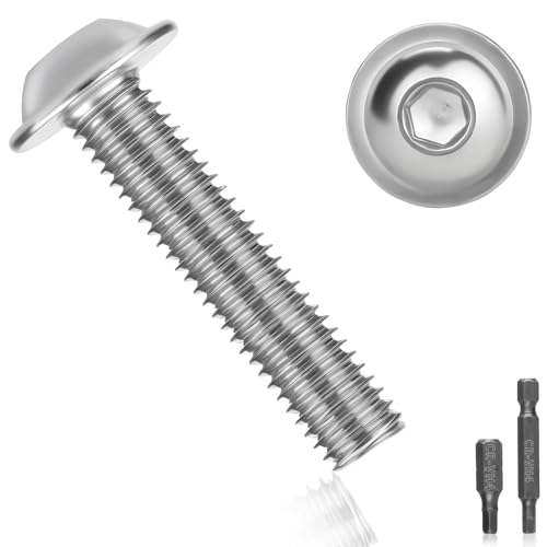 15 Stück Linsenkopfschrauben M8x40 edelstahlschrauben A2 V2A Flachkopfschrauben ISO 7380 Linsenkopfschraube Rostfrei schrauben Gewindeschrauben Vollgewinde mit Flansch, Innensechsrund und Hex Key 15 Stück Linsenkopfschrauben M8x40 edelstahlschrauben A2 V2A Flachkopfschrauben ISO 7380 Linsenkopfschraube Rostfrei schrauben Gewindeschrauben Vollgewinde mit Flansch, Innensechsrund und Hex Key von Pyroclasia