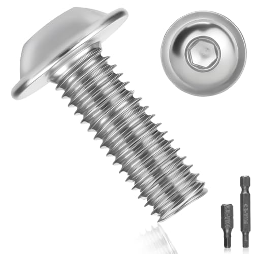 15 Stück Linsenkopfschrauben M8x30 edelstahlschrauben A2 V2A Flachkopfschrauben ISO 7380 Linsenkopfschraube Rostfrei schrauben Gewindeschrauben Vollgewinde mit Flansch, Innensechsrund und Hex Key 15 Stück Linsenkopfschrauben M8x30 edelstahlschrauben A2 V2A Flachkopfschrauben ISO 7380 Linsenkopfschraube Rostfrei schrauben Gewindeschrauben Vollgewinde mit Flansch, Innensechsrund und Hex Key von Pyroclasia