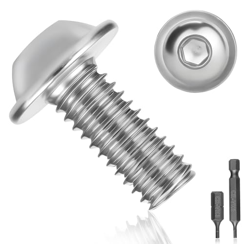25 Stück Linsenkopfschrauben M5*16 edelstahlschrauben A2 V2A Flachkopfschrauben ISO 7380 Linsenkopfschraube Rostfrei schrauben Gewindeschrauben Vollgewinde mit Flansch, Innensechsrund und Hex Key 25 Stück Linsenkopfschrauben M5*16 edelstahlschrauben A2 V2A Flachkopfschrauben ISO 7380 Linsenkopfschraube Rostfrei schrauben Gewindeschrauben Vollgewinde mit Flansch, Innensechsrund und Hex Key von Pyroclasia