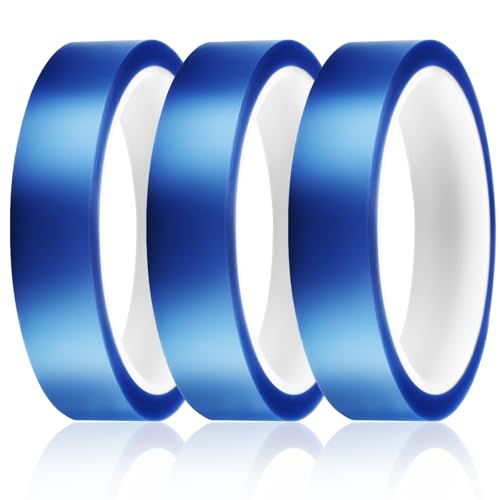 3 Rollen Hitzebeständiges Klebeband 20mmx33m Blau Thermisches Klebeband Sublimationsklebeband Heat Resistant Tape Keine Rückstände für Leiterplatten Elektronische Drucke Wärmeübertragung DIY Handwerk 3 Rollen Hitzebeständiges Klebeband 20mmx33m Blau Thermisches Klebeband Sublimationsklebeband Heat Resistant Tape Keine Rückstände für Leiterplatten Elektronische Drucke Wärmeübertragung DIY Handwerk von Pyroclasia
