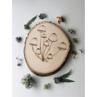 Pilz Cluster - Holz Brennend von PyrographicPolypore