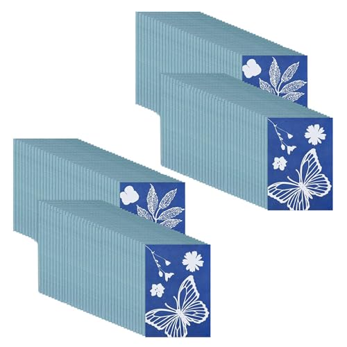 Pyugxab 146 Stück Sun Print Paper Cyanotype Paper Kit, Solar Drawing Paper Sensitivity Nature Printing Paper von Pyugxab